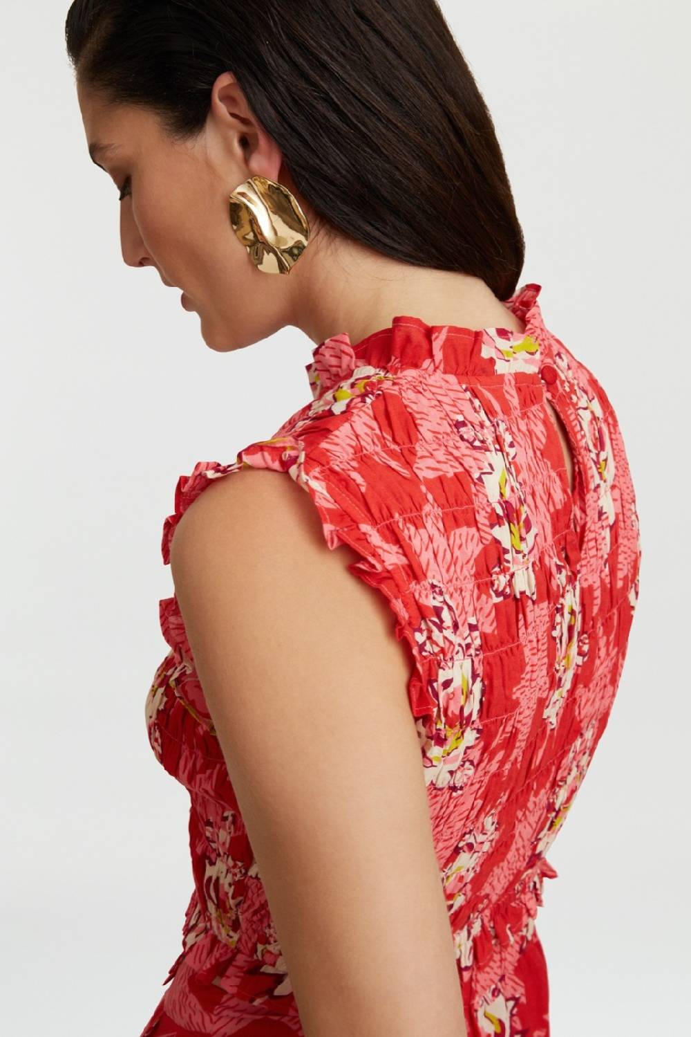 Lisa Corti top pineapple star flower red Officina