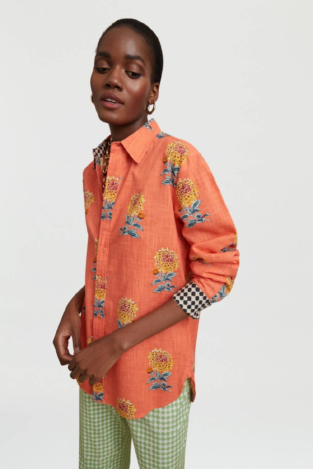 Lisa Corti camicia acapulco mamagoto geranium Duty-free