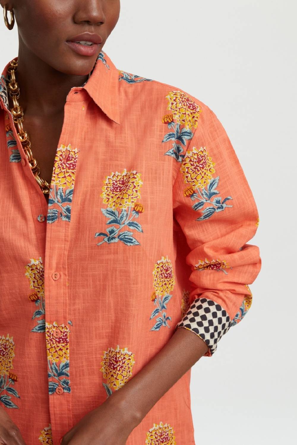 Lisa Corti camicia acapulco mamagoto geranium Duty-free