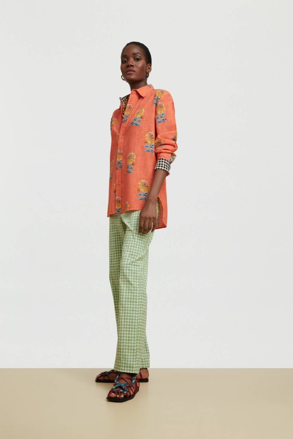 Lisa Corti camicia acapulco mamagoto geranium Duty-free