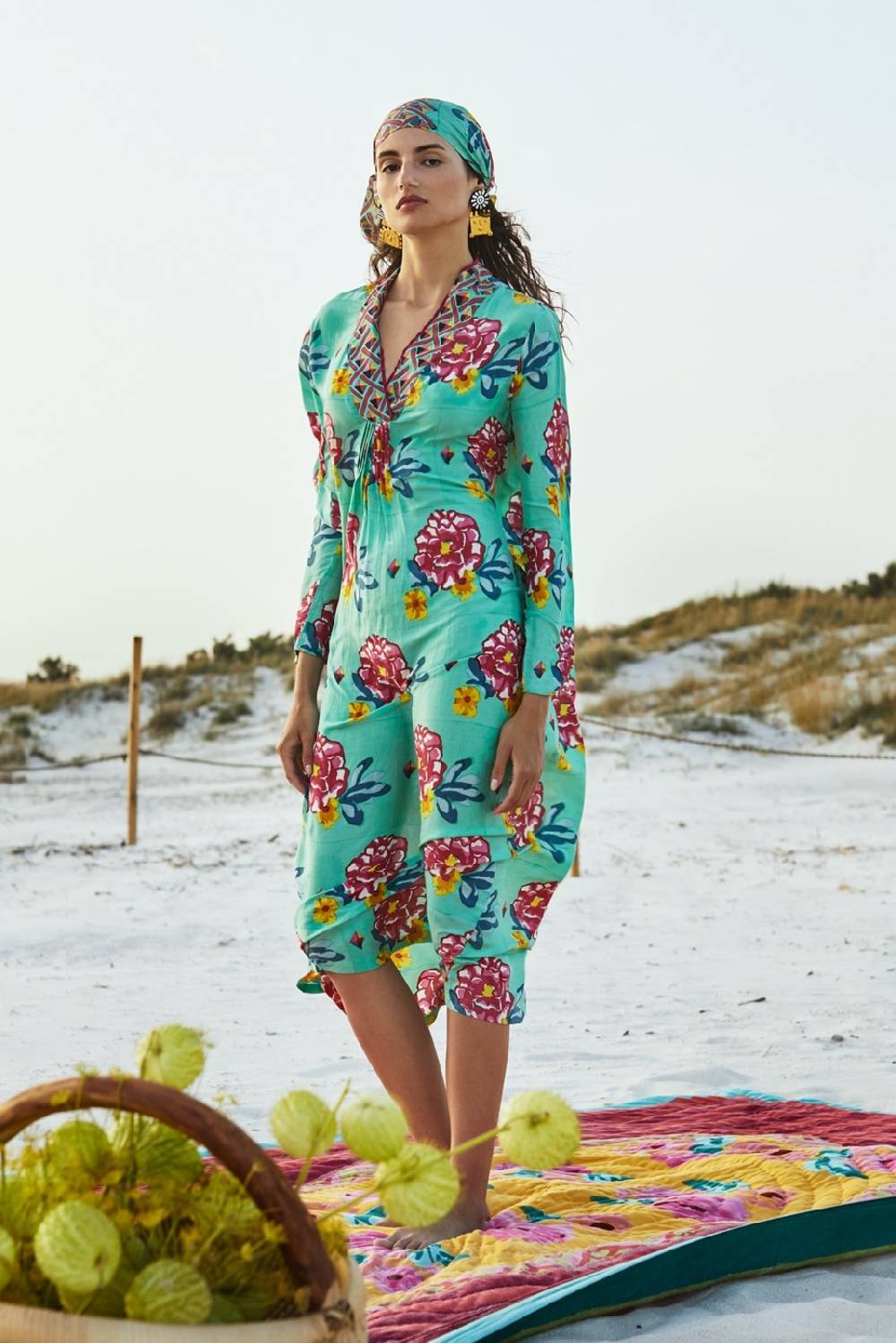 Lisa Corti caftano radha ramye aqua Affare Del Giorno