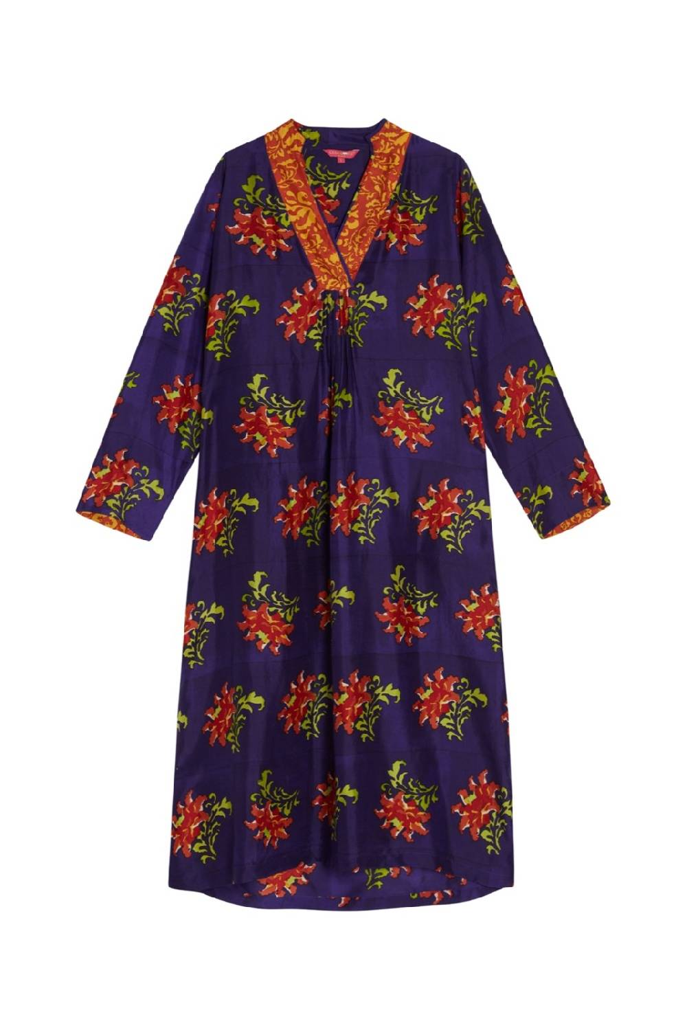 Lisa Corti caftano radha tangeri flower purple Prezzo Ridotto