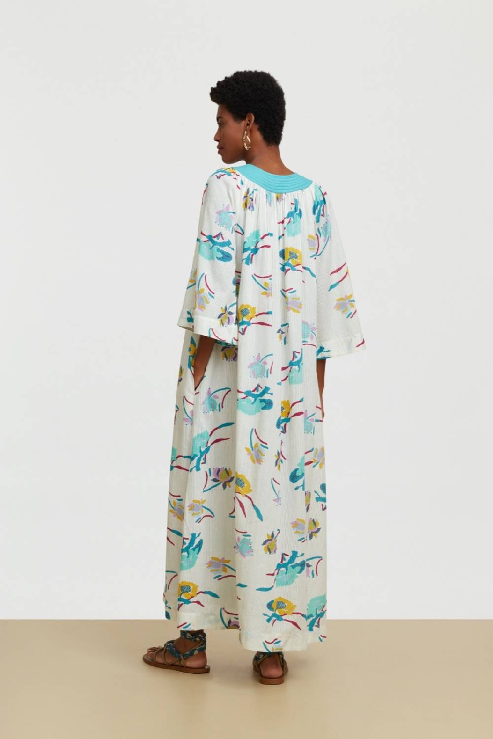 Lisa Corti caftano ninbu japanese peacock Sottocosto