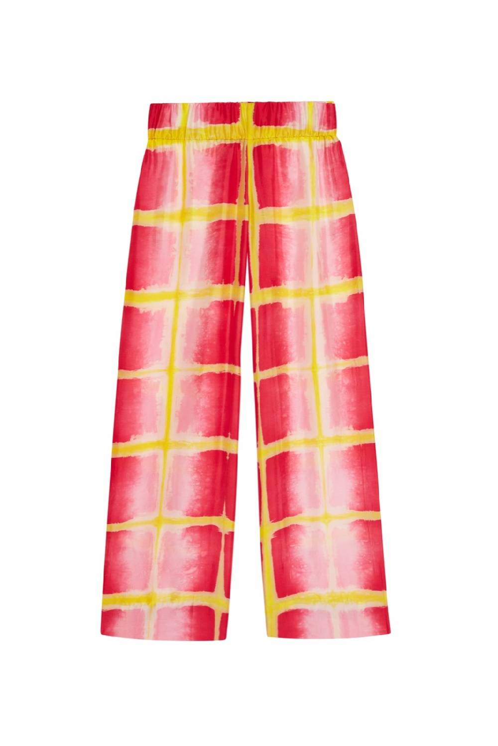 Lisa Corti pantalone onda tangra pink Economico