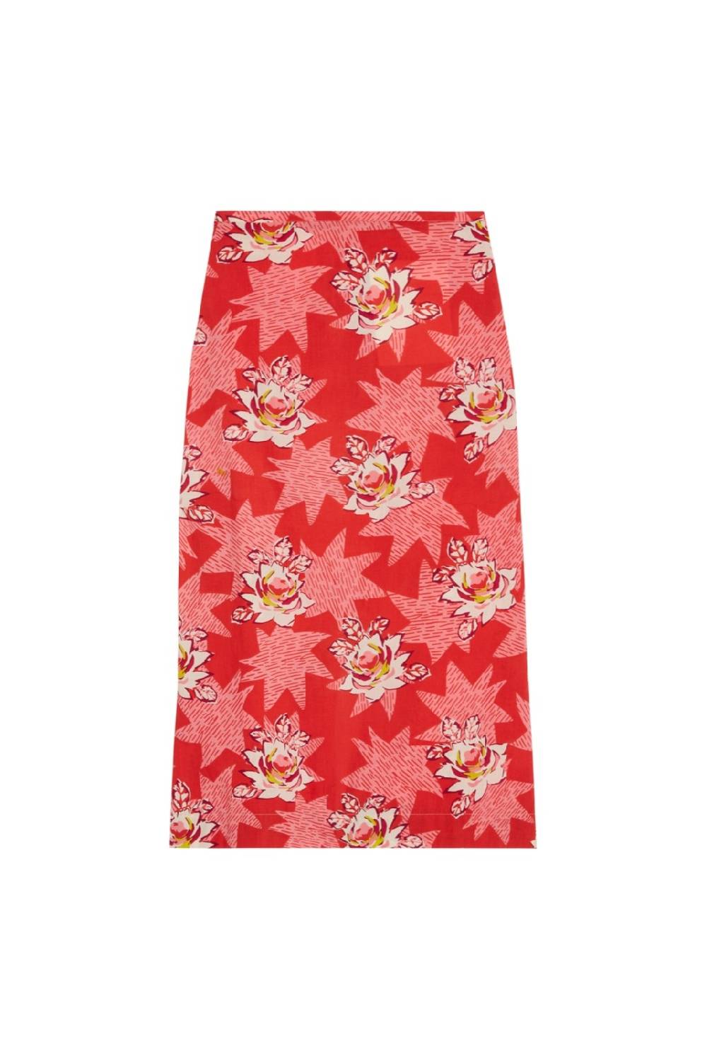 Lisa Corti gonna tubino star flower red Saldi