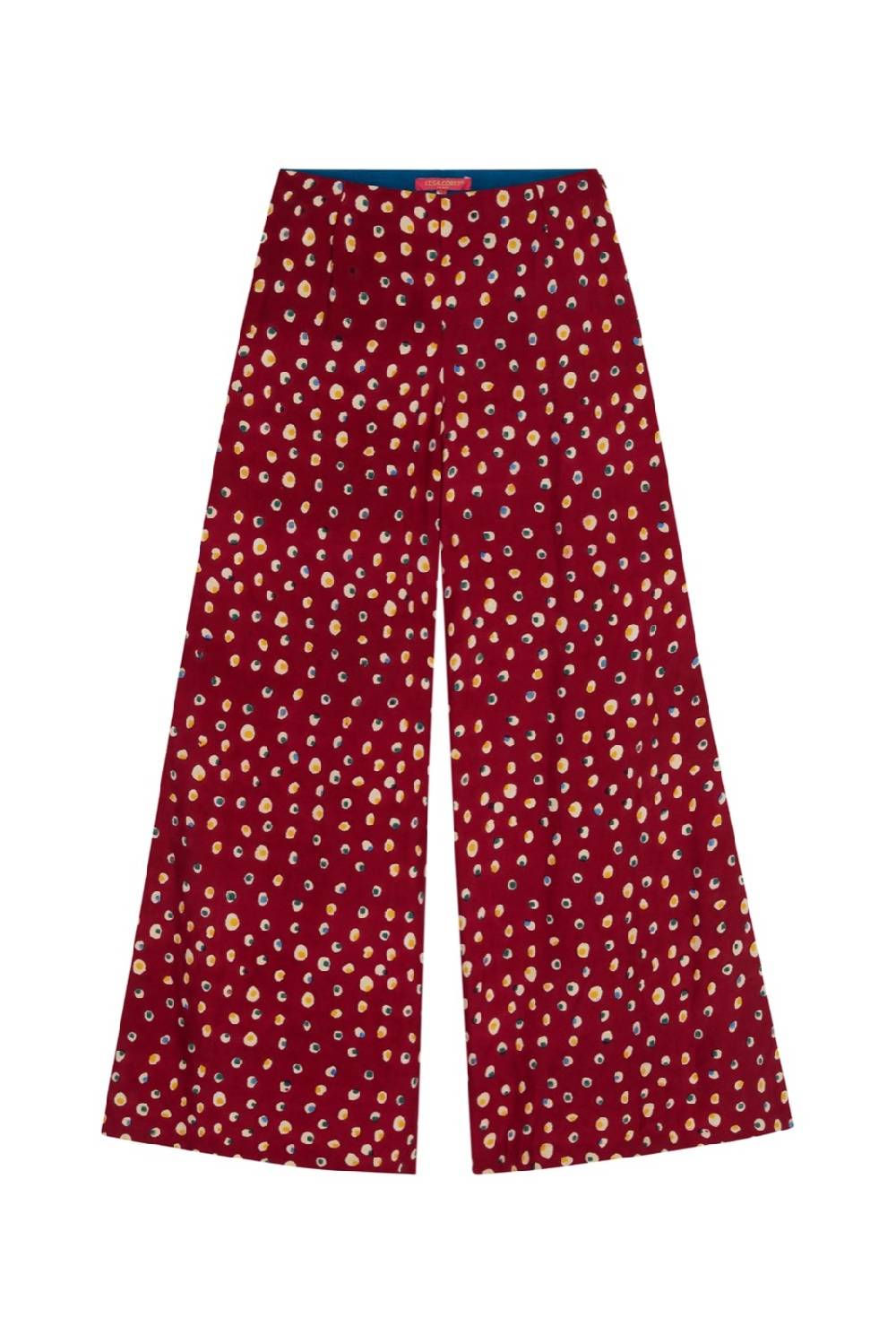Lisa Corti pantalone evelyn bukhara dots purple I Più Venduti