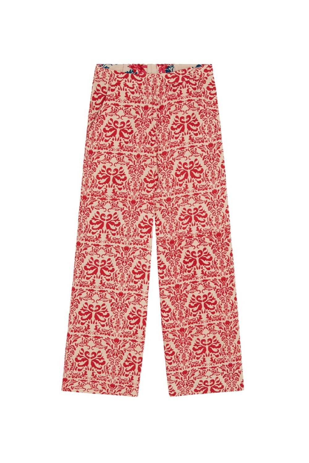 Lisa Corti pantalone myanmar tangeri damask natural Negozio online di fabbrica
