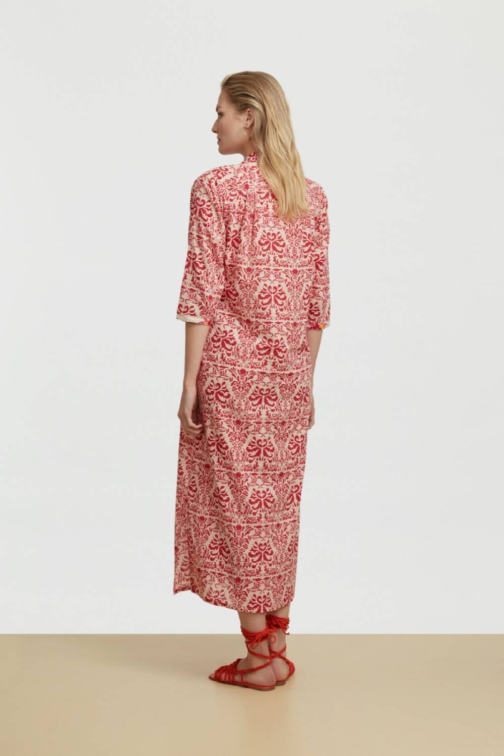 Lisa Corti caftano mirte tangeri damask natural Bestseller