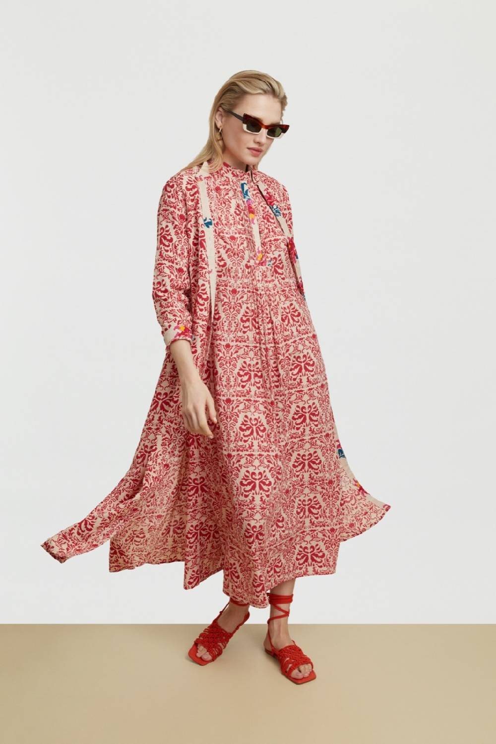 Lisa Corti caftano mirte tangeri damask natural Bestseller