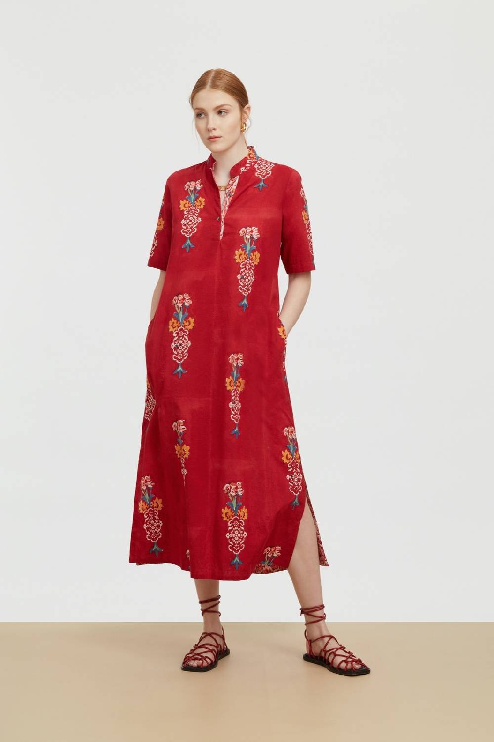 Lisa Corti caftano mamta bibelot red Offerte stagionali