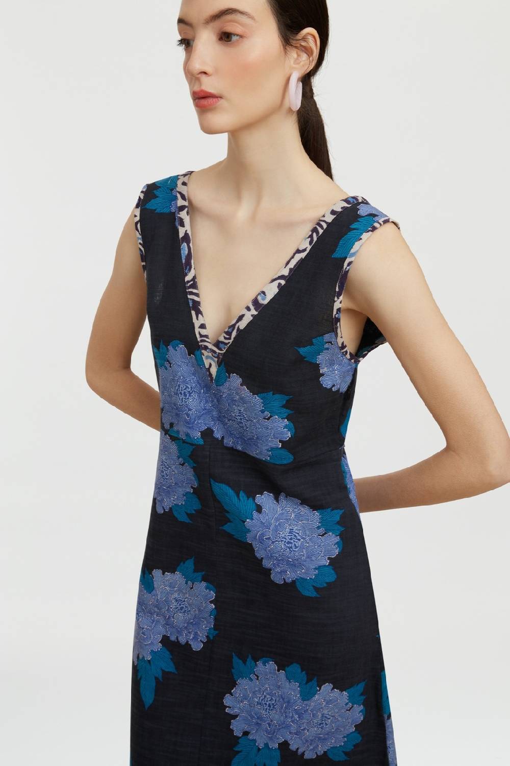 Lisa Corti abito trapeze abhanery peony payne Offerta settimanale