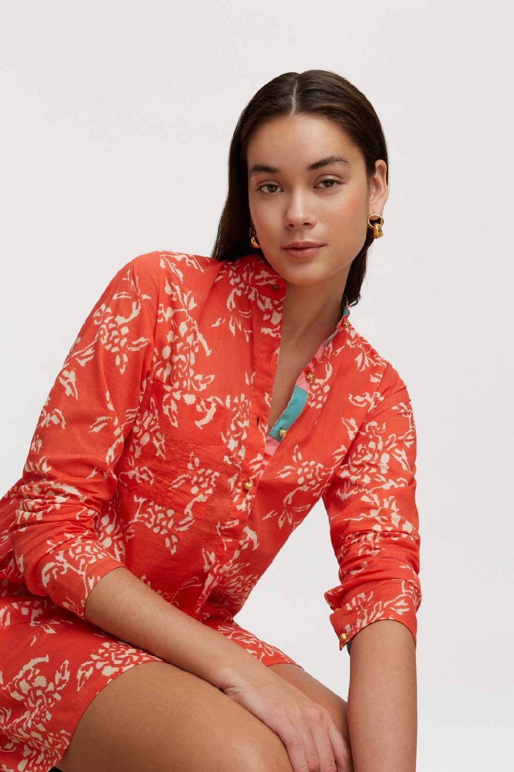 Lisa Corti kurta corta kandem design coral Ultimi due giorni