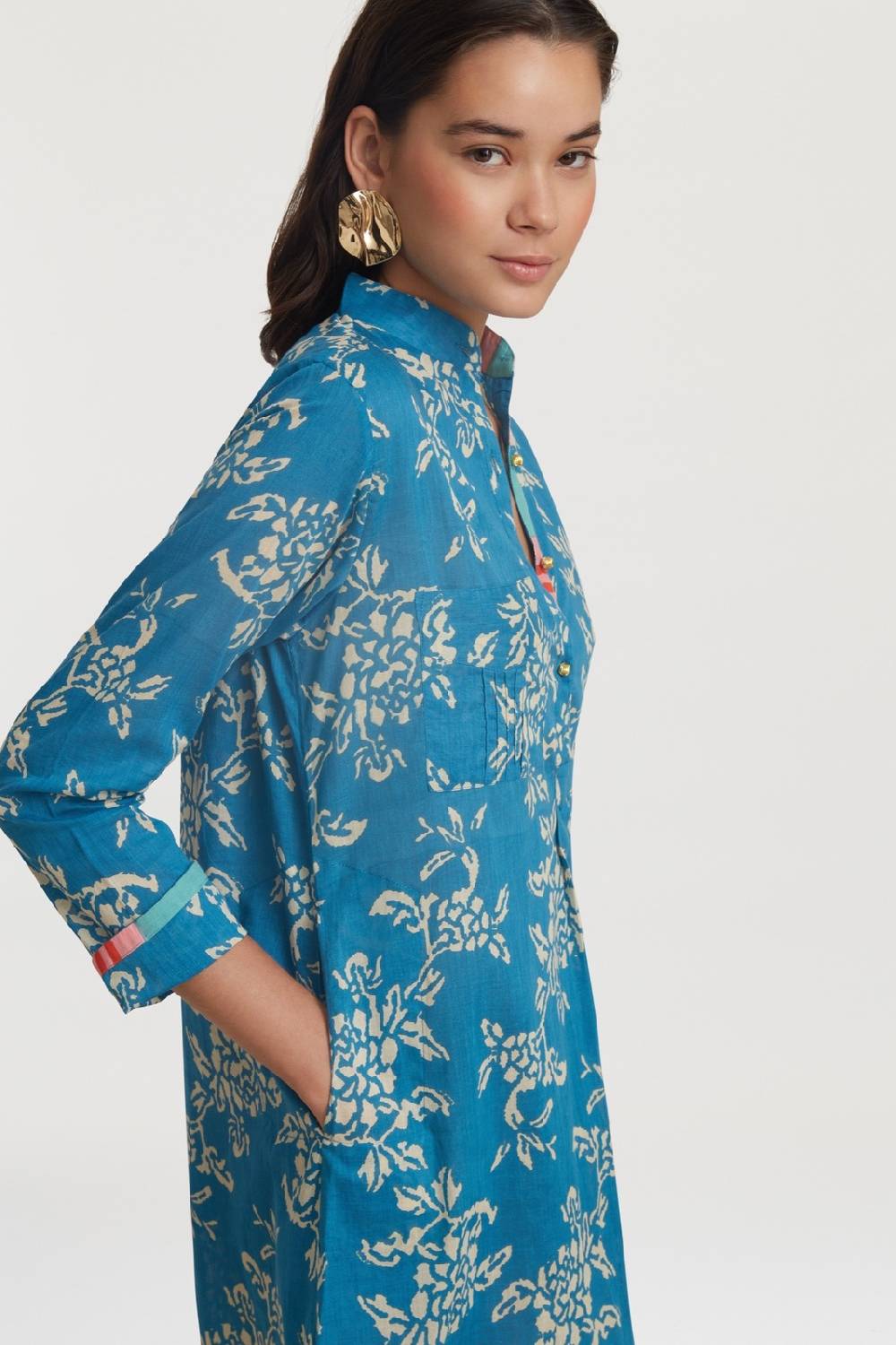 Lisa Corti kurta corta kandem design turquoise Ultimo giorno