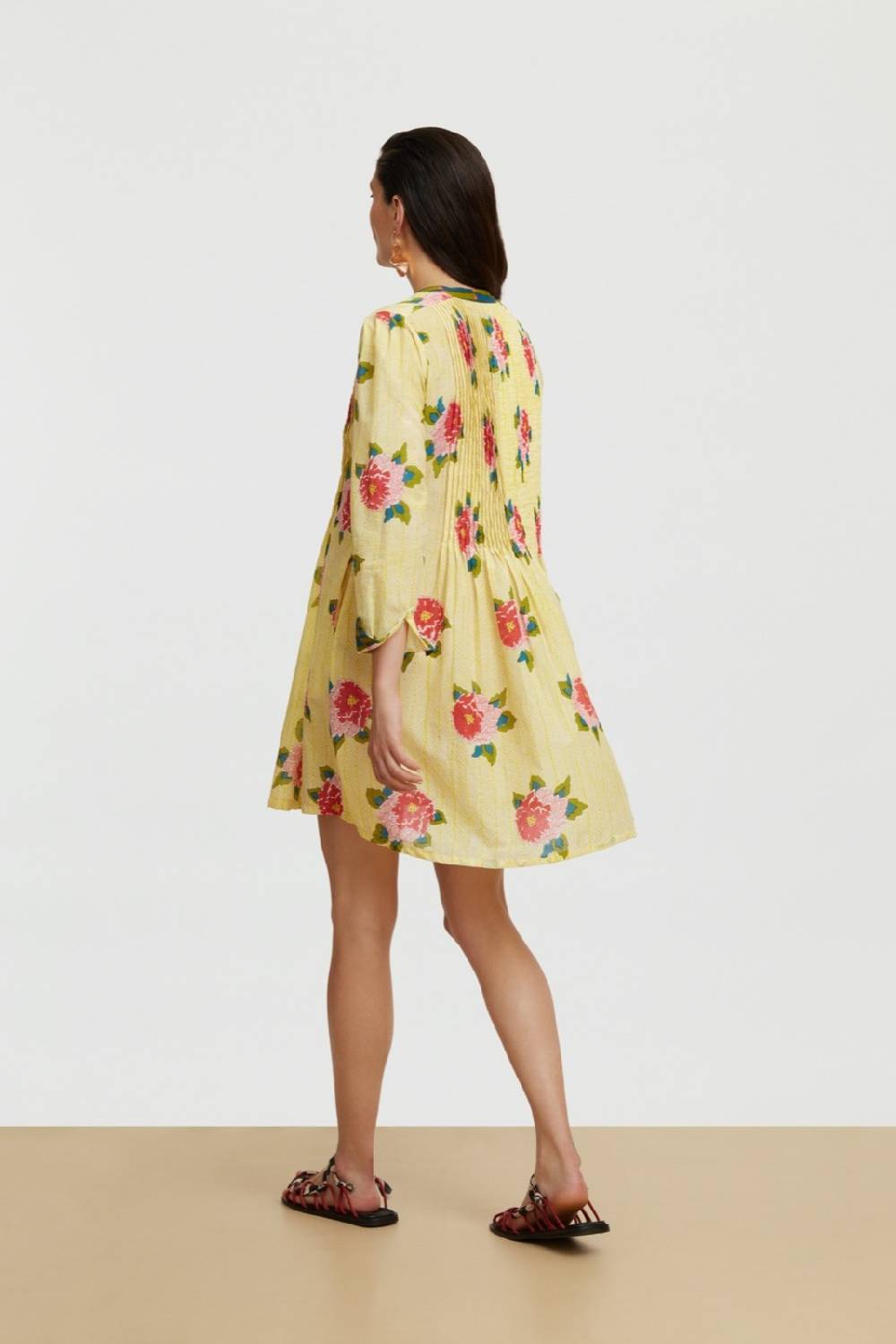 Lisa Corti abito teena barwara light yellow Fino al 55% di sconto