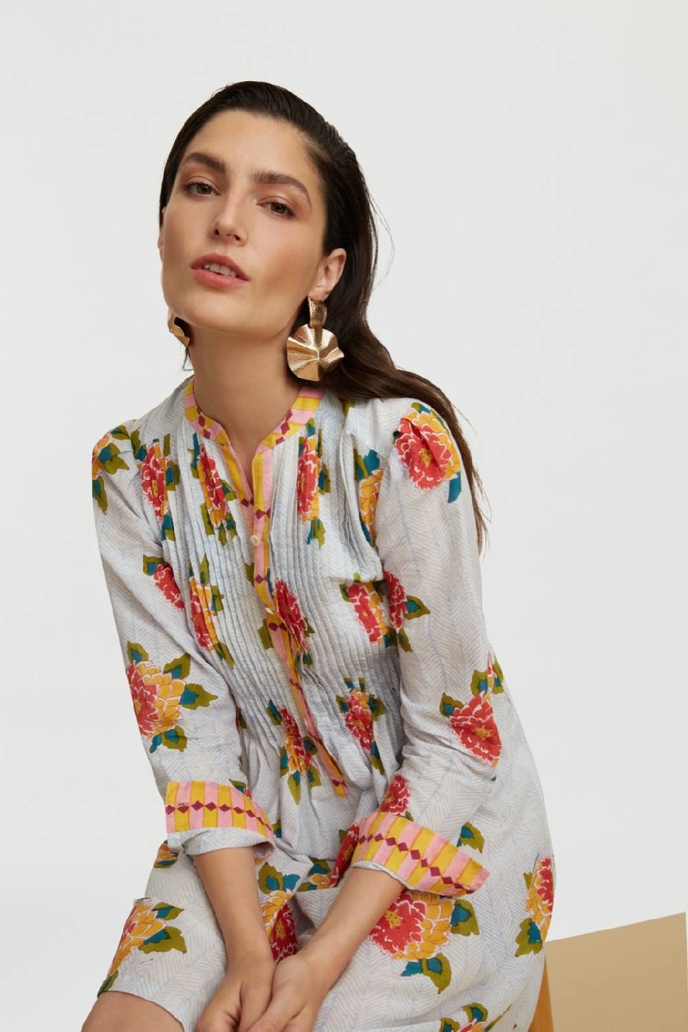Lisa Corti abito teena barwara light blue Discount Store per i nuovi prodotti