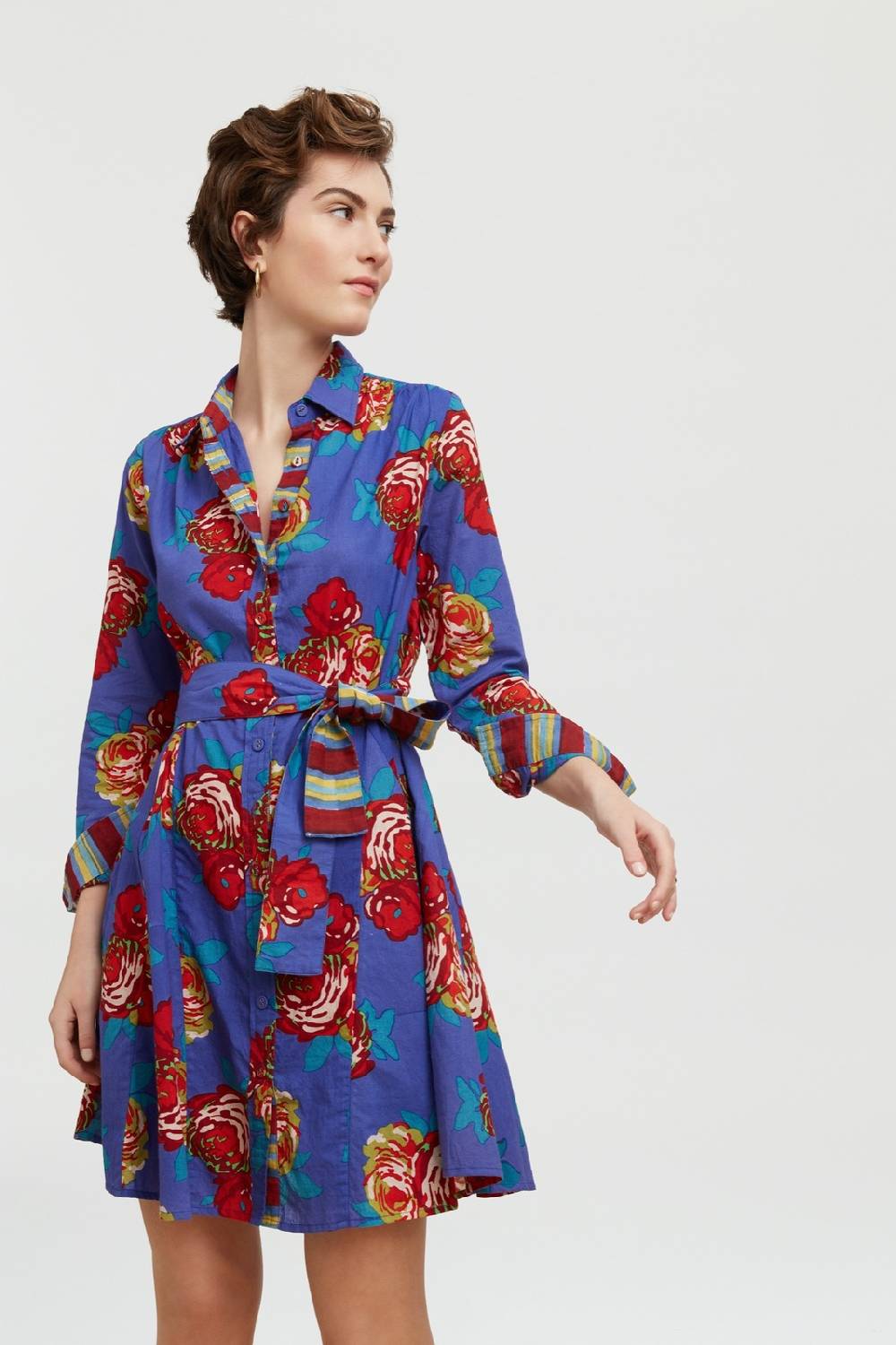 Lisa Corti abito datura bold rose cobalt Solo un giorno rimasto