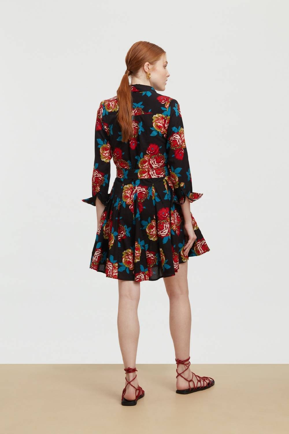 Lisa Corti abito datura bold rose black Enormi sconti