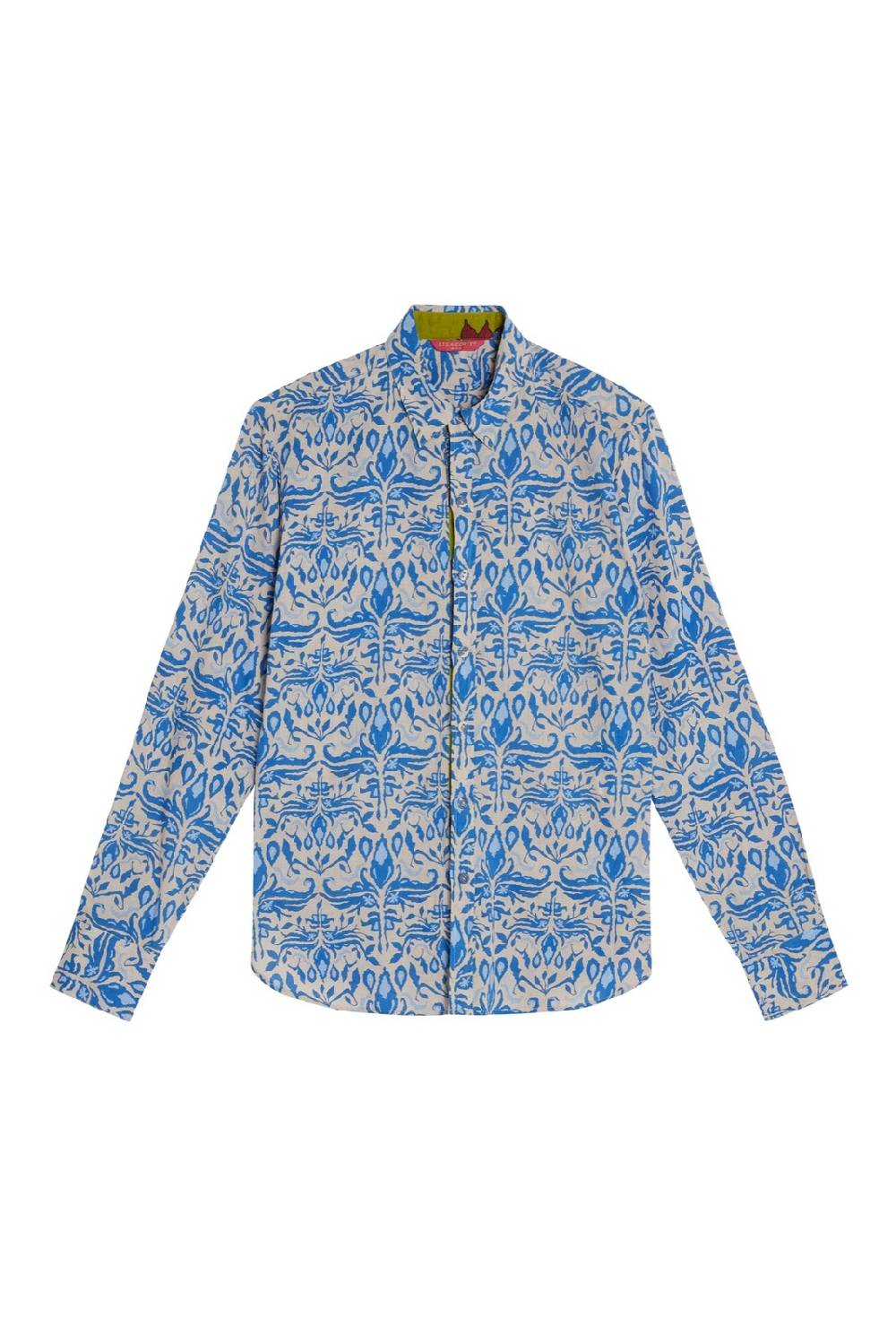 Lisa Corti camicia acapulco abhanery damasque blue Duty-free