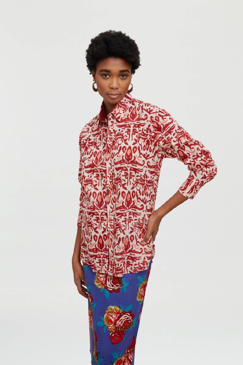 Lisa Corti camicia acapulco adhanery damasque rany 50% di sconto per tempo limitato