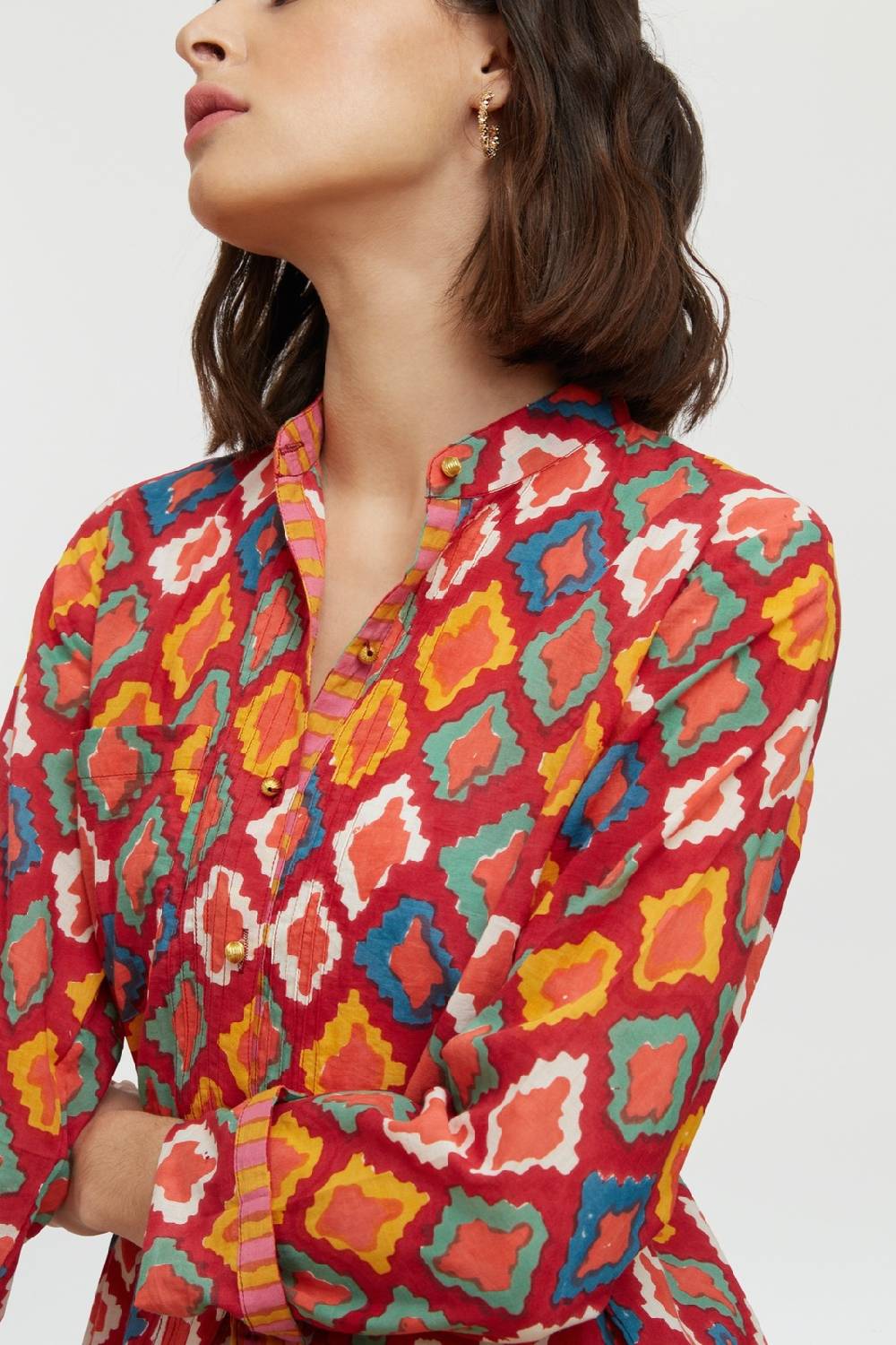 Lisa Corti camicia rashmi hima rany Vendita