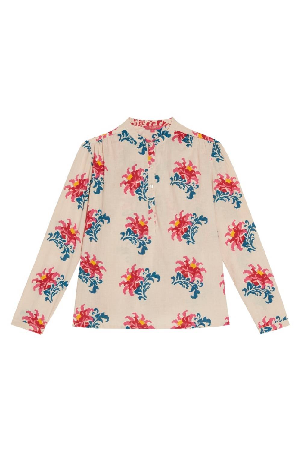 Lisa Corti camicia batumi tangeri rose cream Spedizione Gratuita