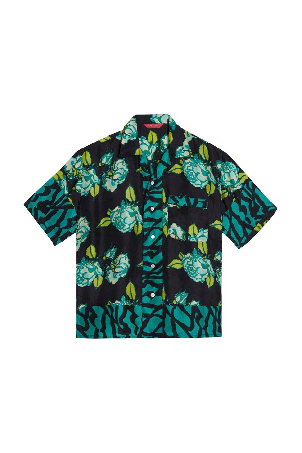 Lisa Corti camicia bowling rosa spina black Consegna Veloce