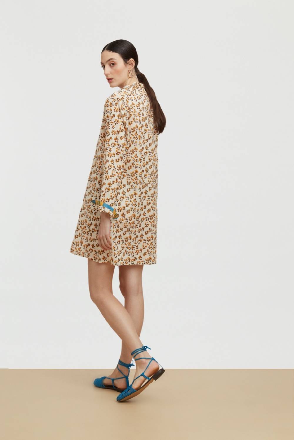 Lisa Corti kurta corta leopard touch butter Outlet
