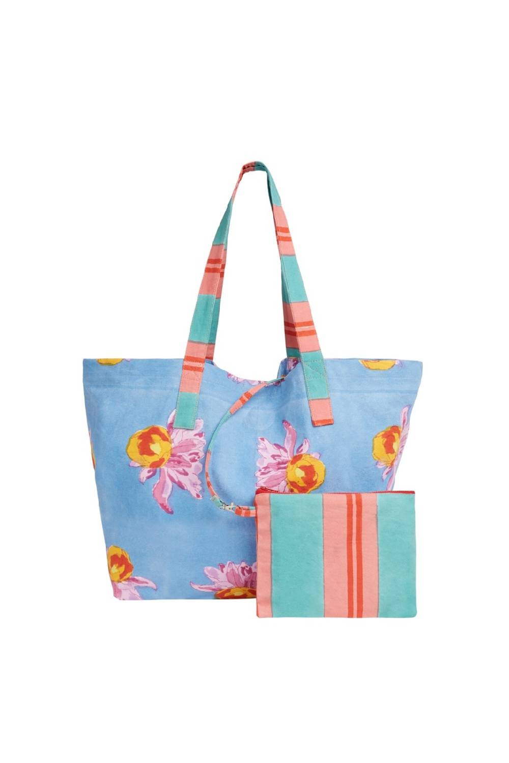 Lisa Corti borsa new lisa arabesque flower light blue Negozio