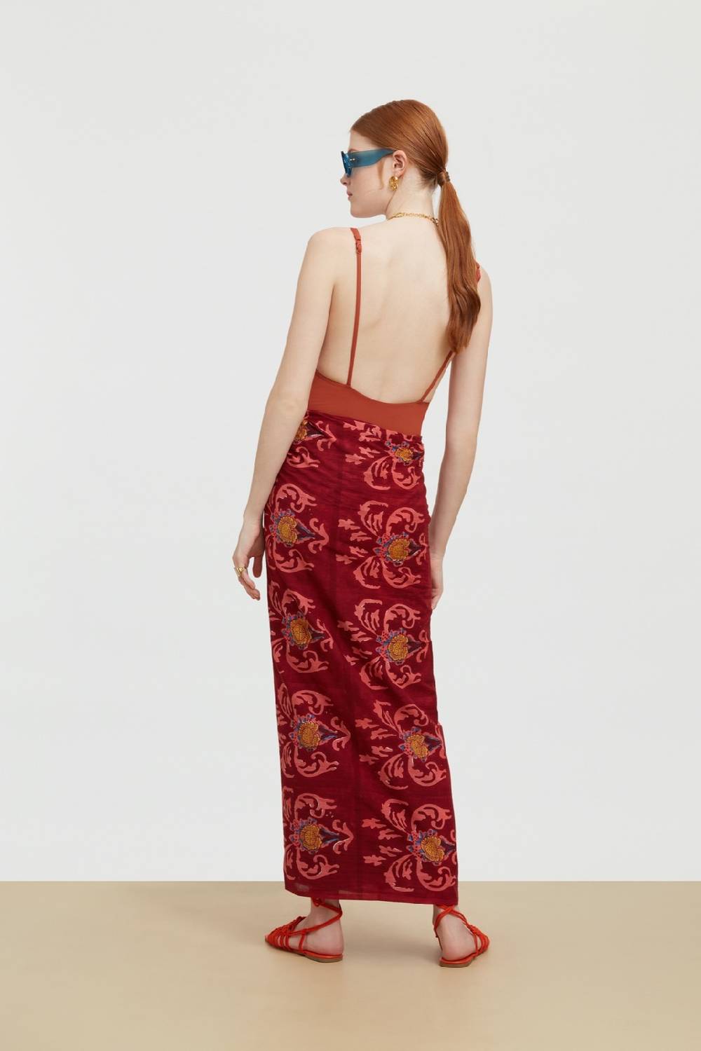 Lisa Corti pareo brocade royal blue Cyber Monday