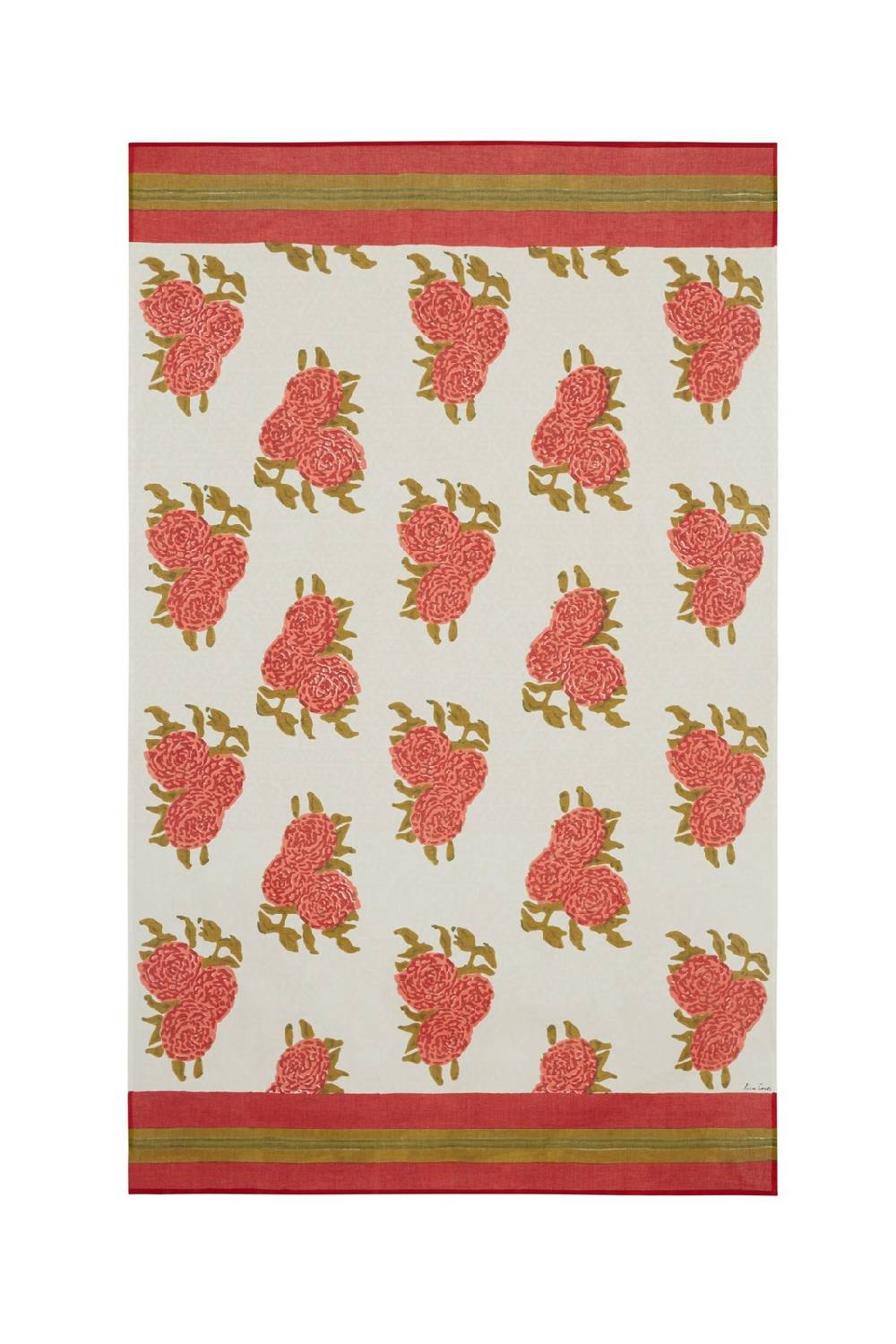 Lisa Corti pareo leopard bouquet red Offerta natalizia
