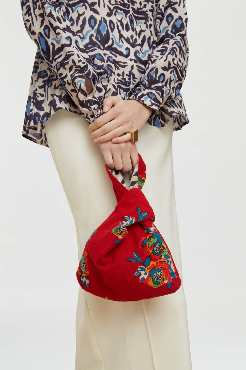 Lisa Corti borsa knot cubist rose red 50% di sconto per tempo limitato