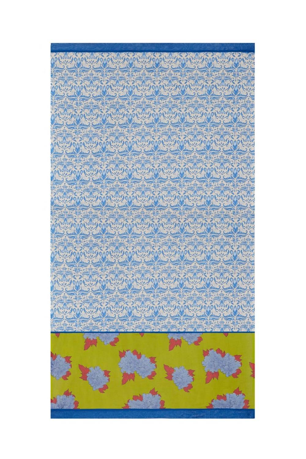 Lisa Corti pareo abhanery damasque blue Consegna Veloce