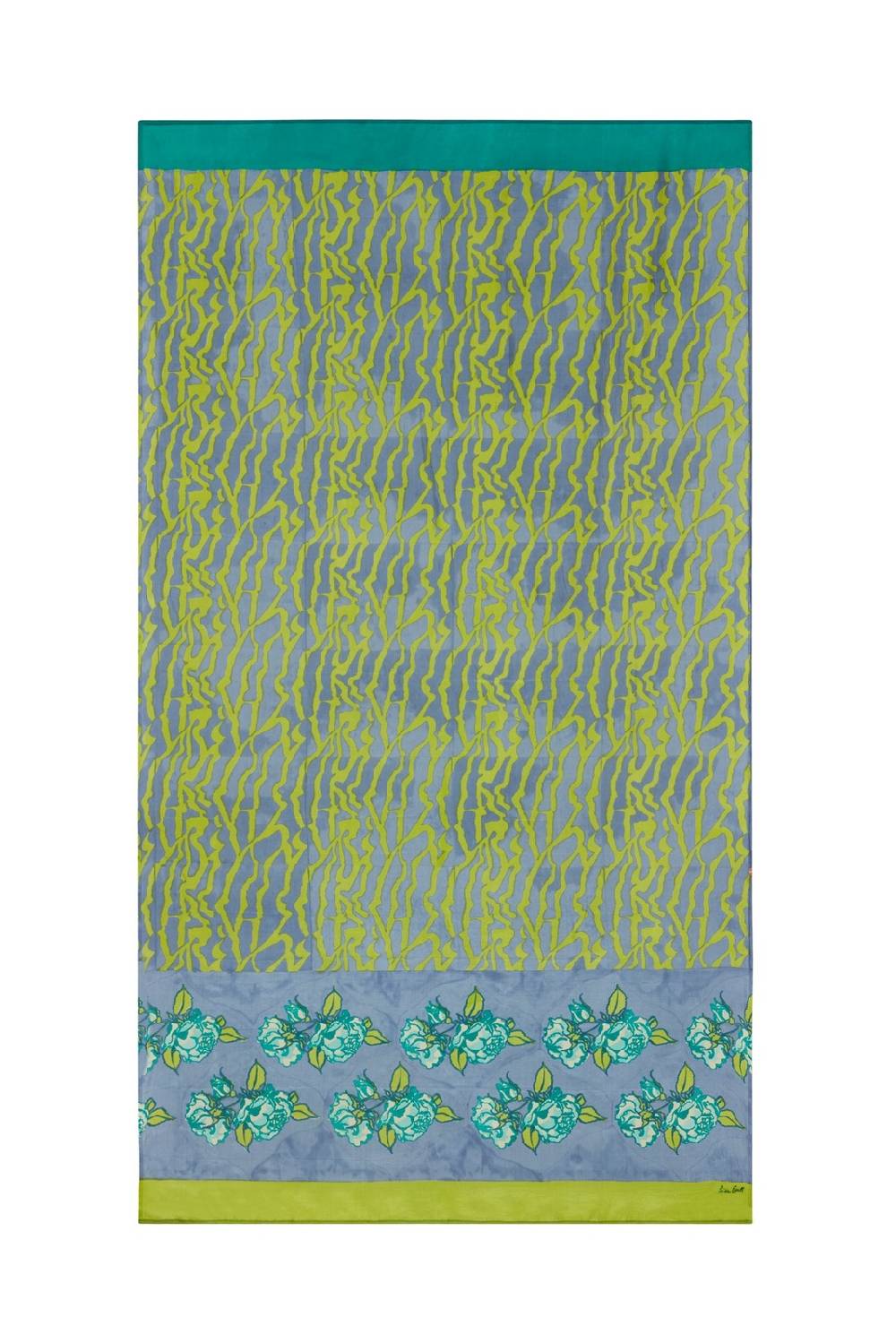 Lisa Corti scialle seta 100x200cm butterfly wing glicine Fino Al -60%