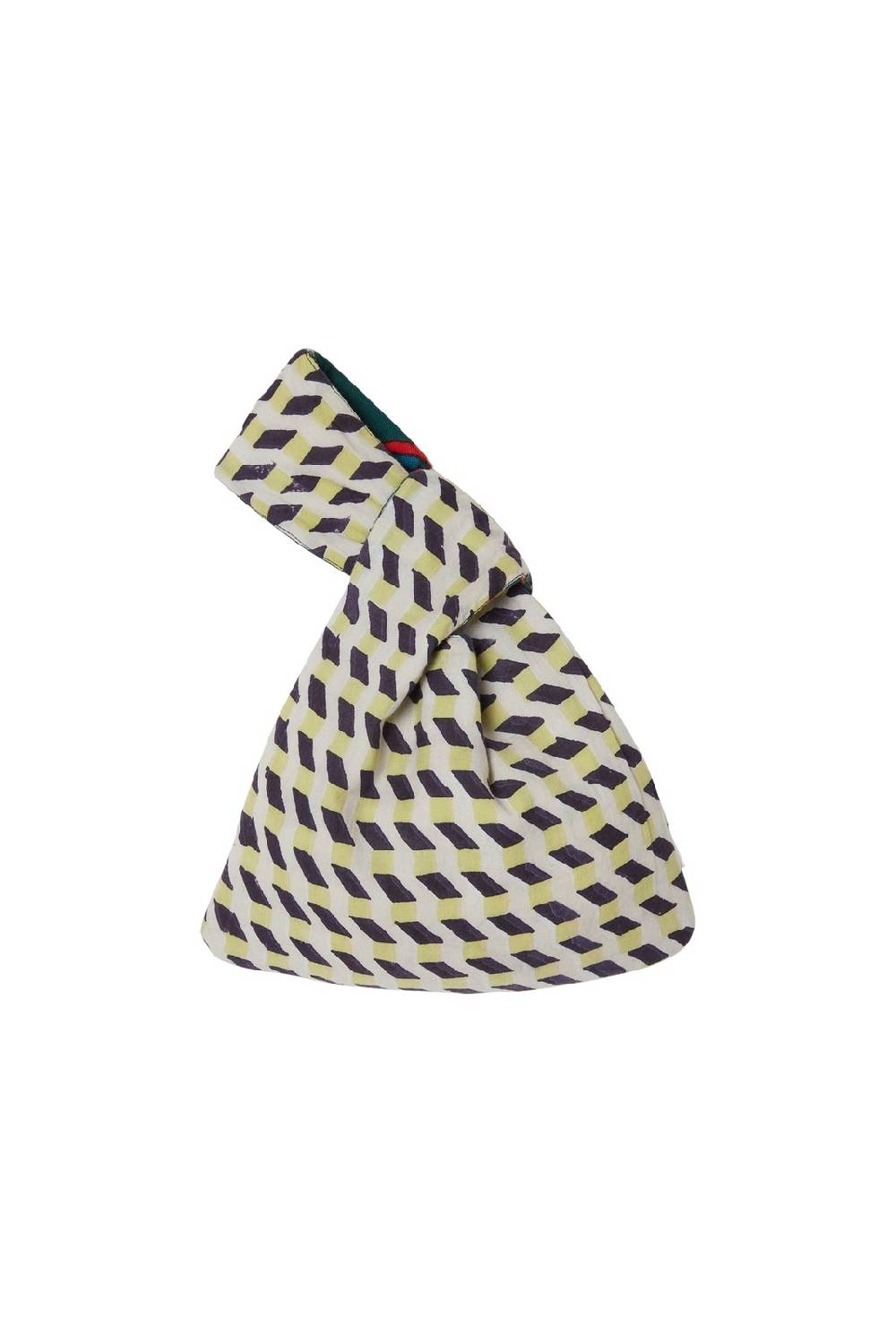 Lisa Corti borsa knot reversibile cubist rose peacock Novità