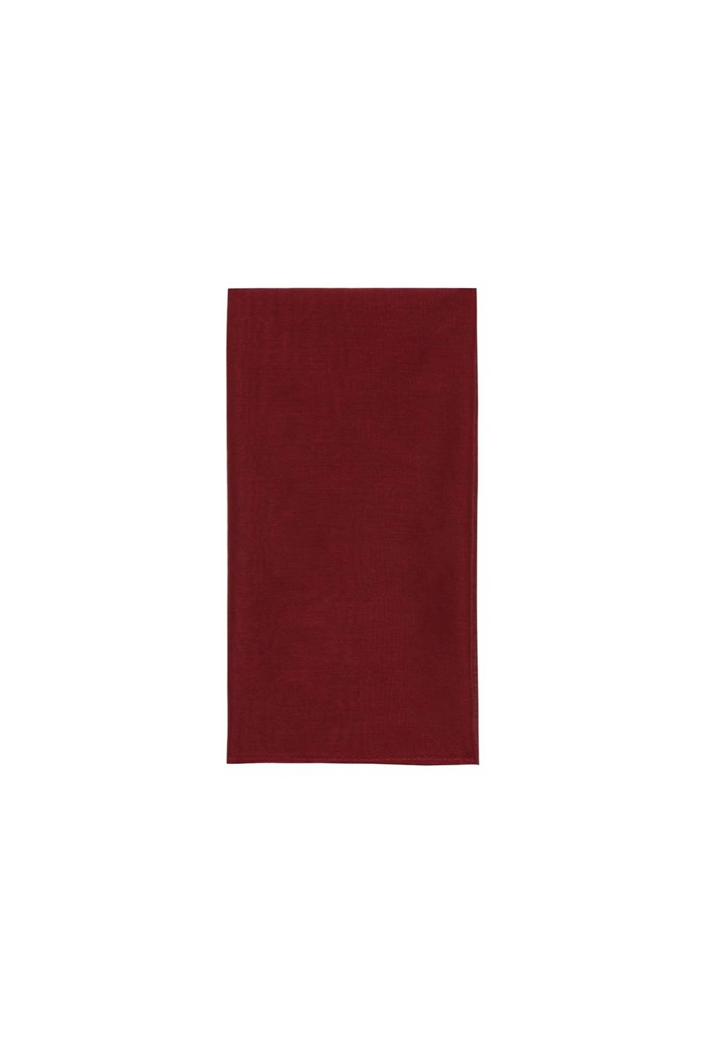Lisa Corti tovagliolo organza maroon Hotsell