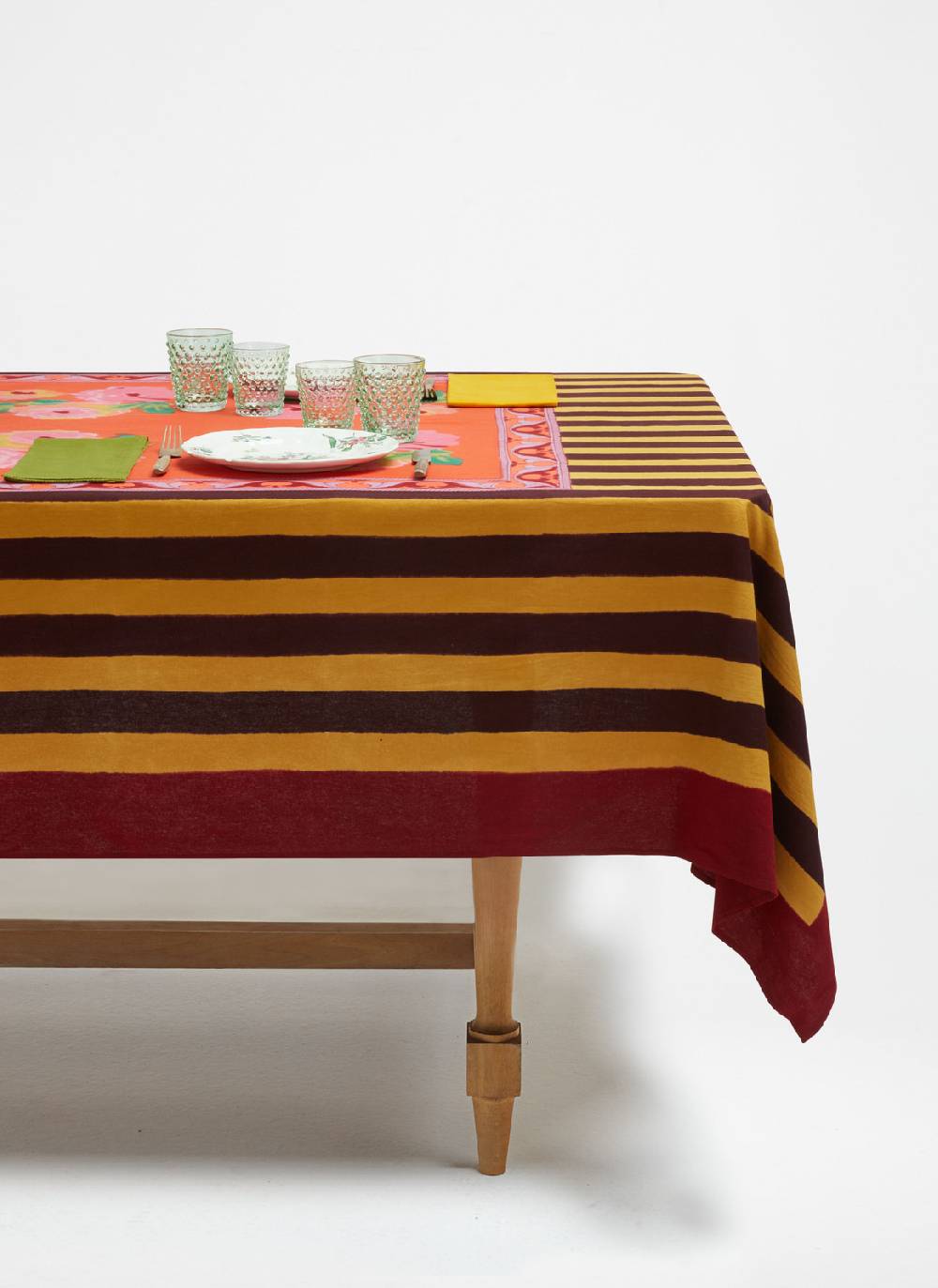 Lisa Corti telo cotone 180x350cm nizam red Offerta San Valentino