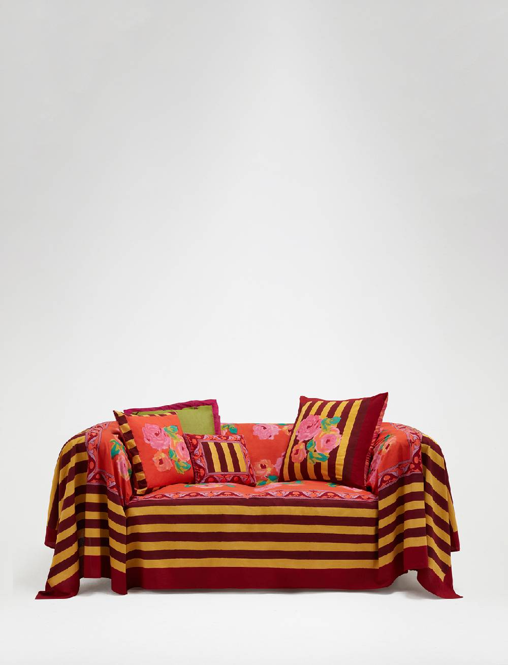 Lisa Corti telo cotone 220x350cm nizam red Latest fashion