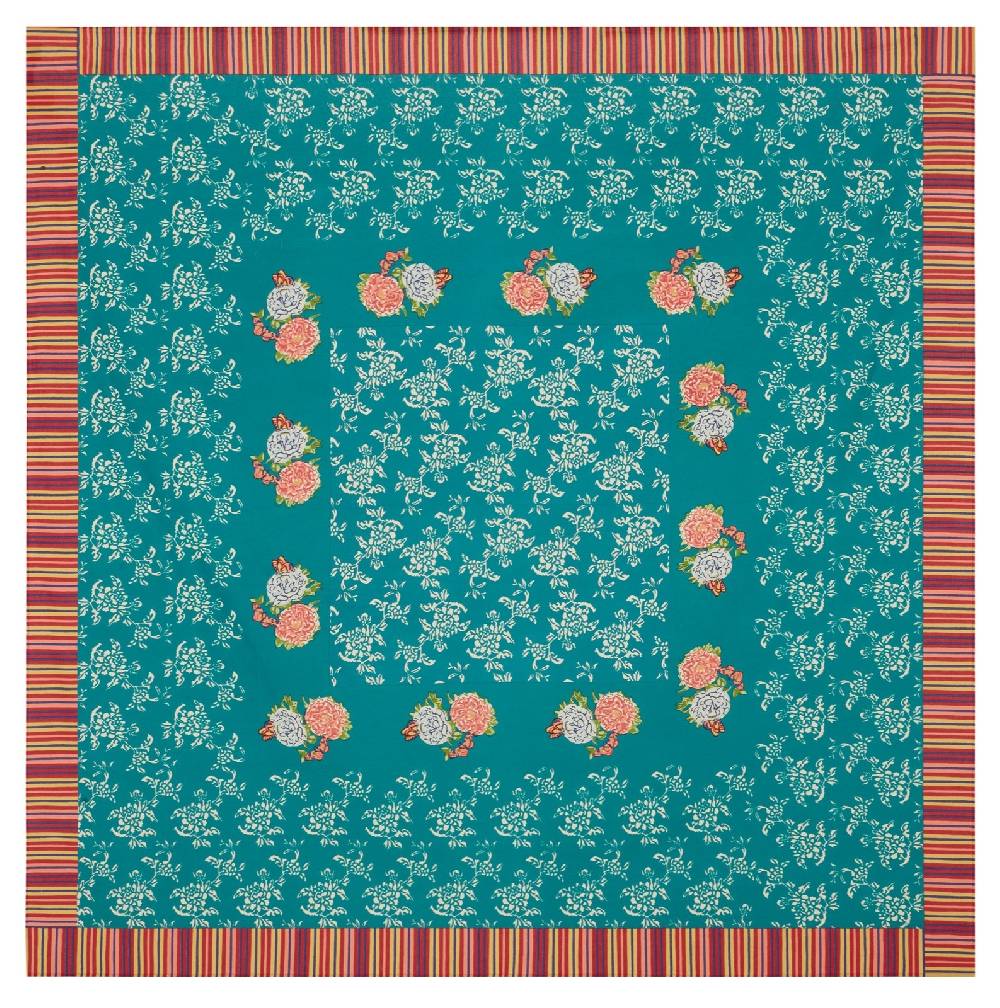 Lisa Corti telo cotone 220x220cm kandem queen green Liquidazione