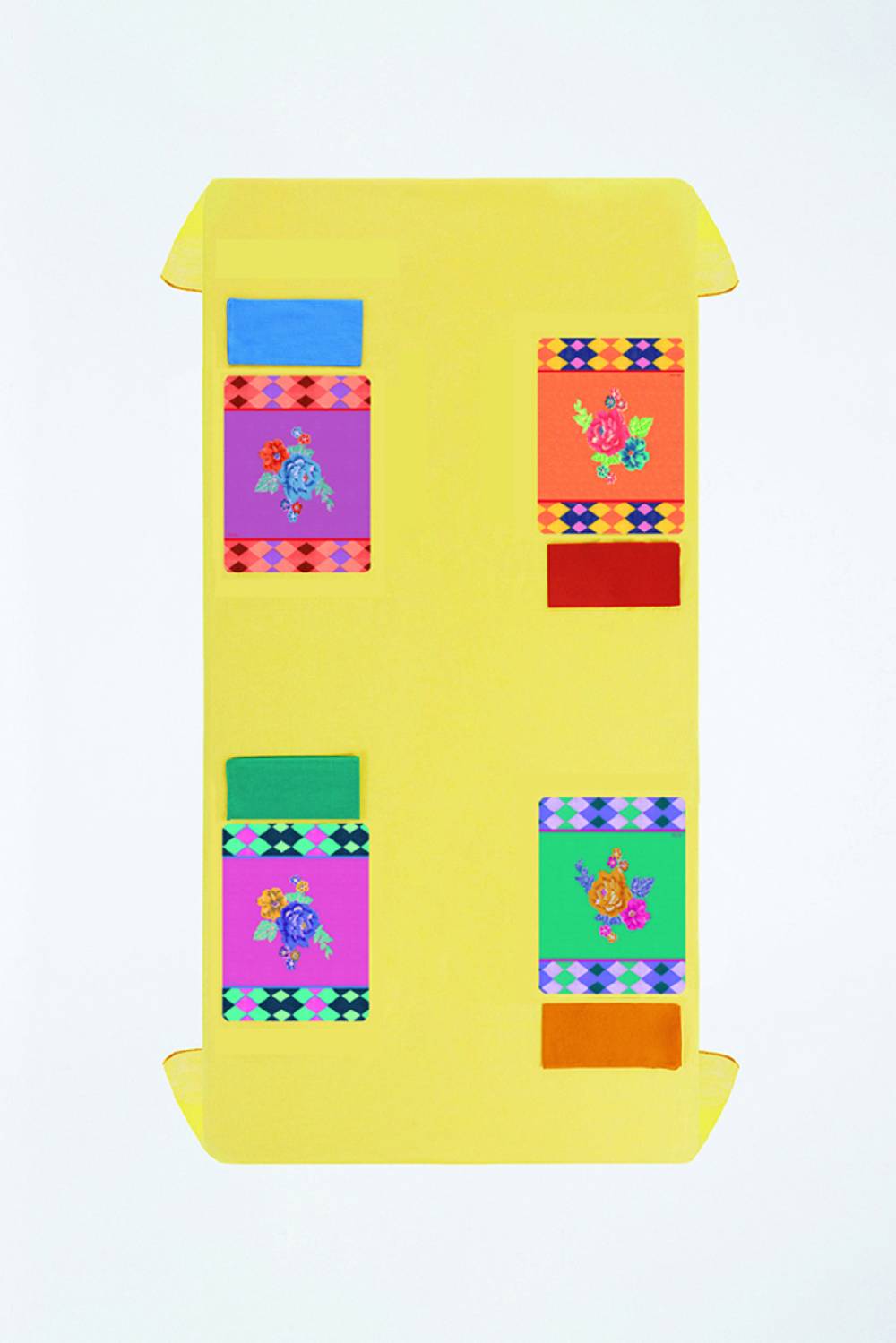 Lisa Corti tovaglietta rigida 30x40cm losanga lilac Novità