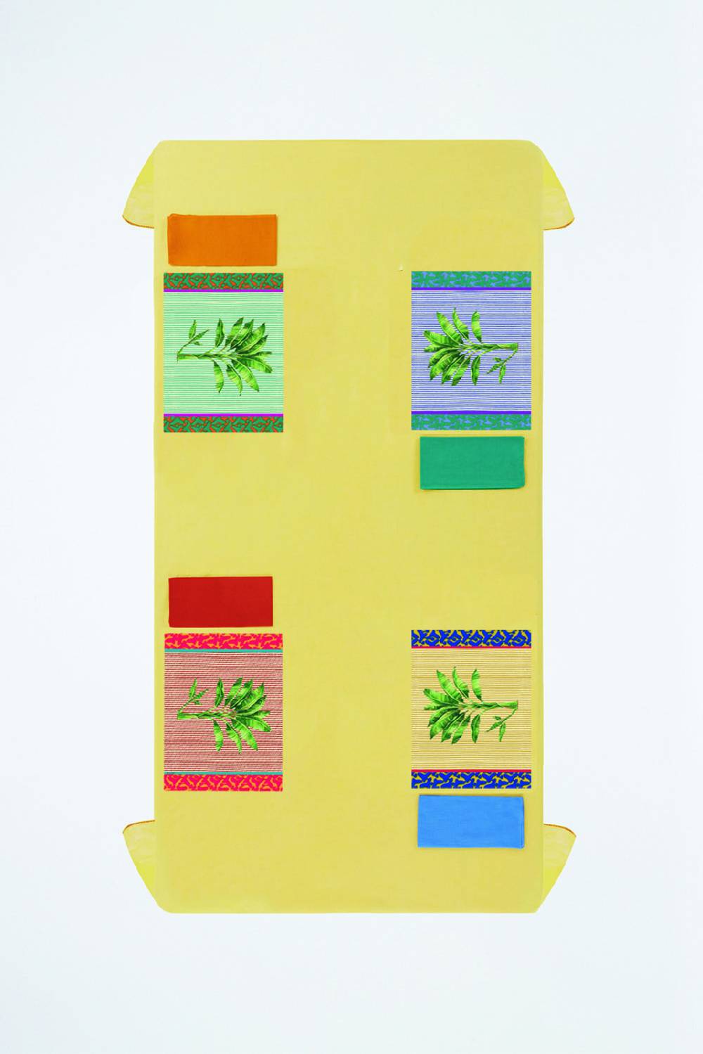 Lisa Corti tovaglietta rigida 30x40cm banano pervinch Saldi