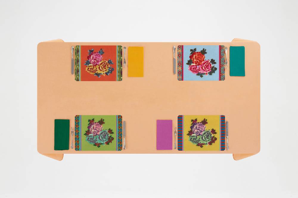 Lisa Corti tovaglietta rigida 30x40cm naga garden yellow Saldi Di Fabbrica
