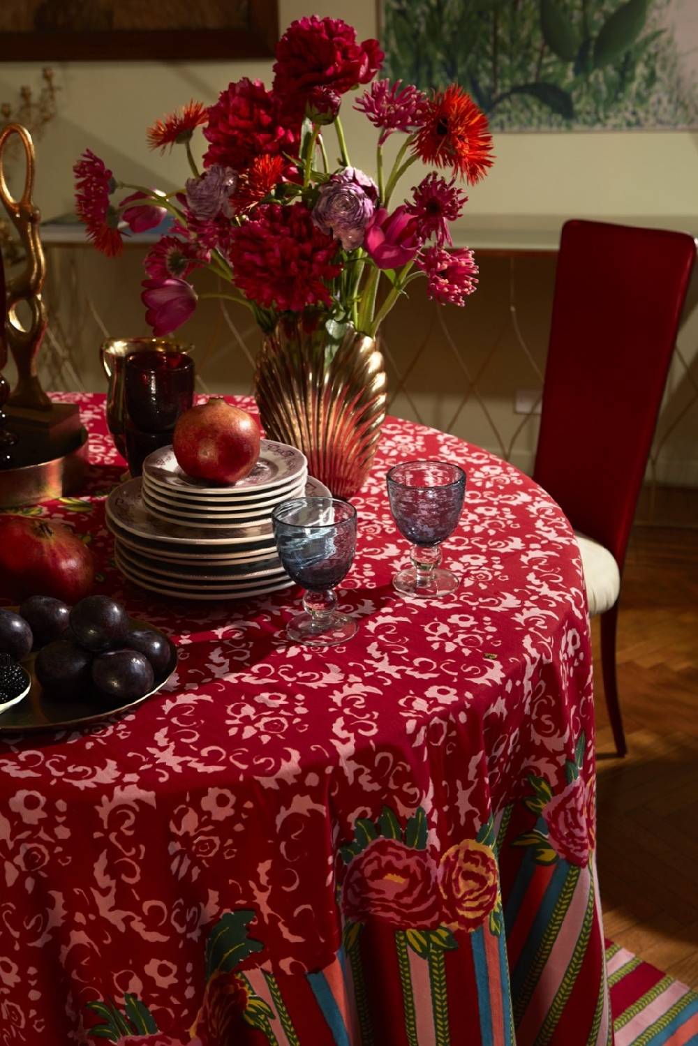 Lisa Corti telo cotone 220x270cm love red Ultimi due giorni