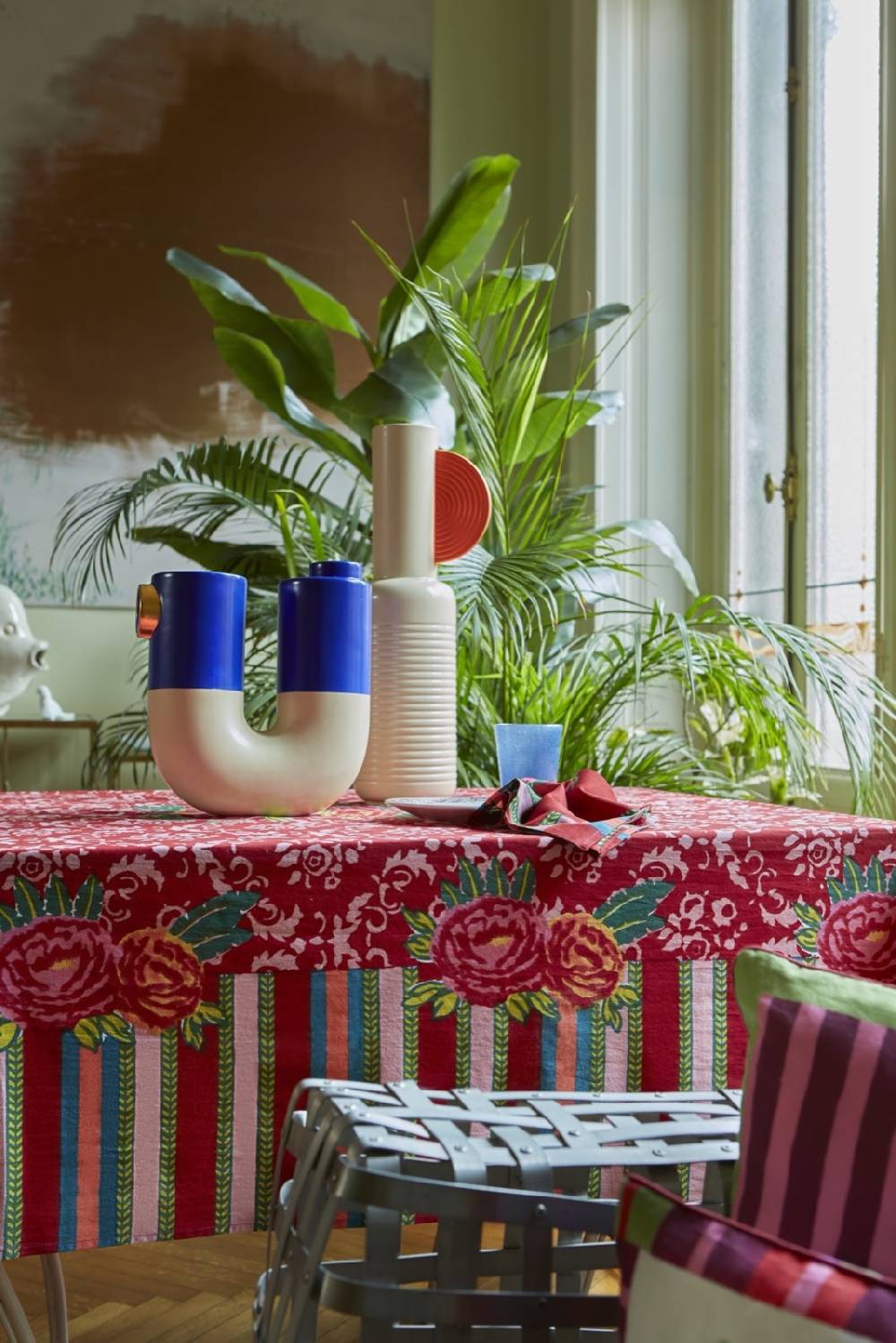 Lisa Corti telo cotone 220x270cm love red Ultimi due giorni