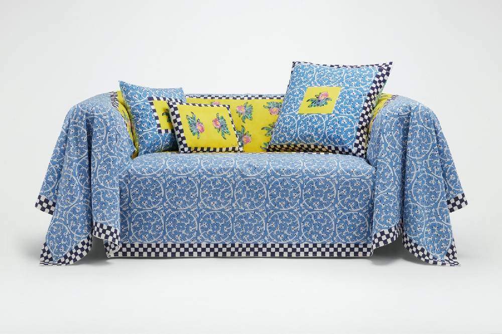 Lisa Corti telo cotone 220x270cm tiles yellow Offerta speciale della fabbrica