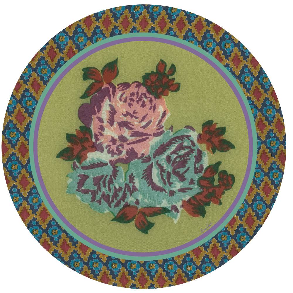 Lisa Corti tovaglietta rigida 39cm naga garden green Solo un giorno rimasto