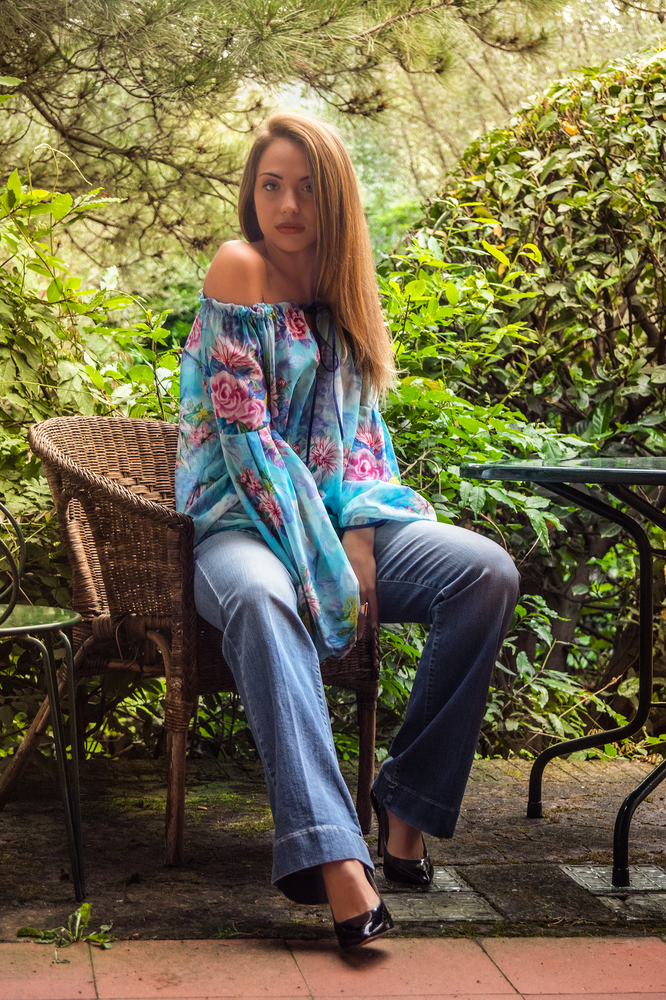 Nora Barth Top floreale Ultimo giorno