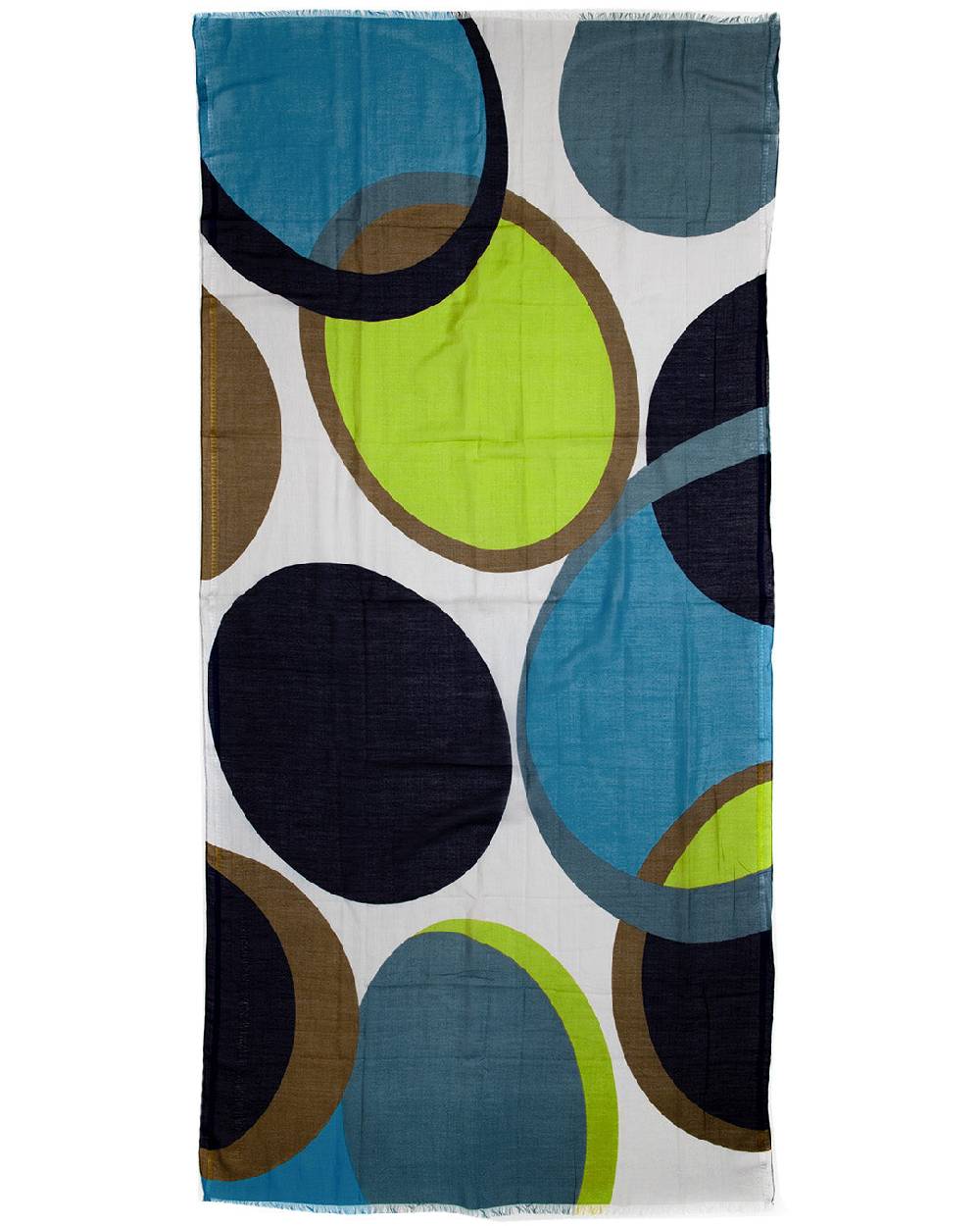 Ordi.to Accessori ORTENSIA AZZURRA - SCIARPA IN SETA/ COTONE Shopping Online