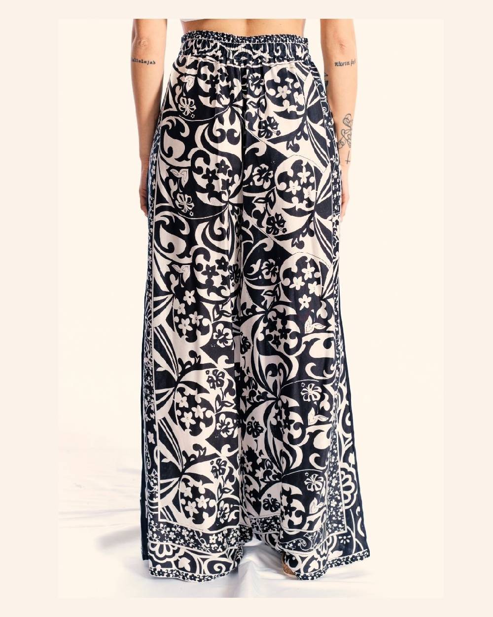 Ordi.to Accessori PANTALONE MATILDE - STAMPA BIANCO/NERA Offerte