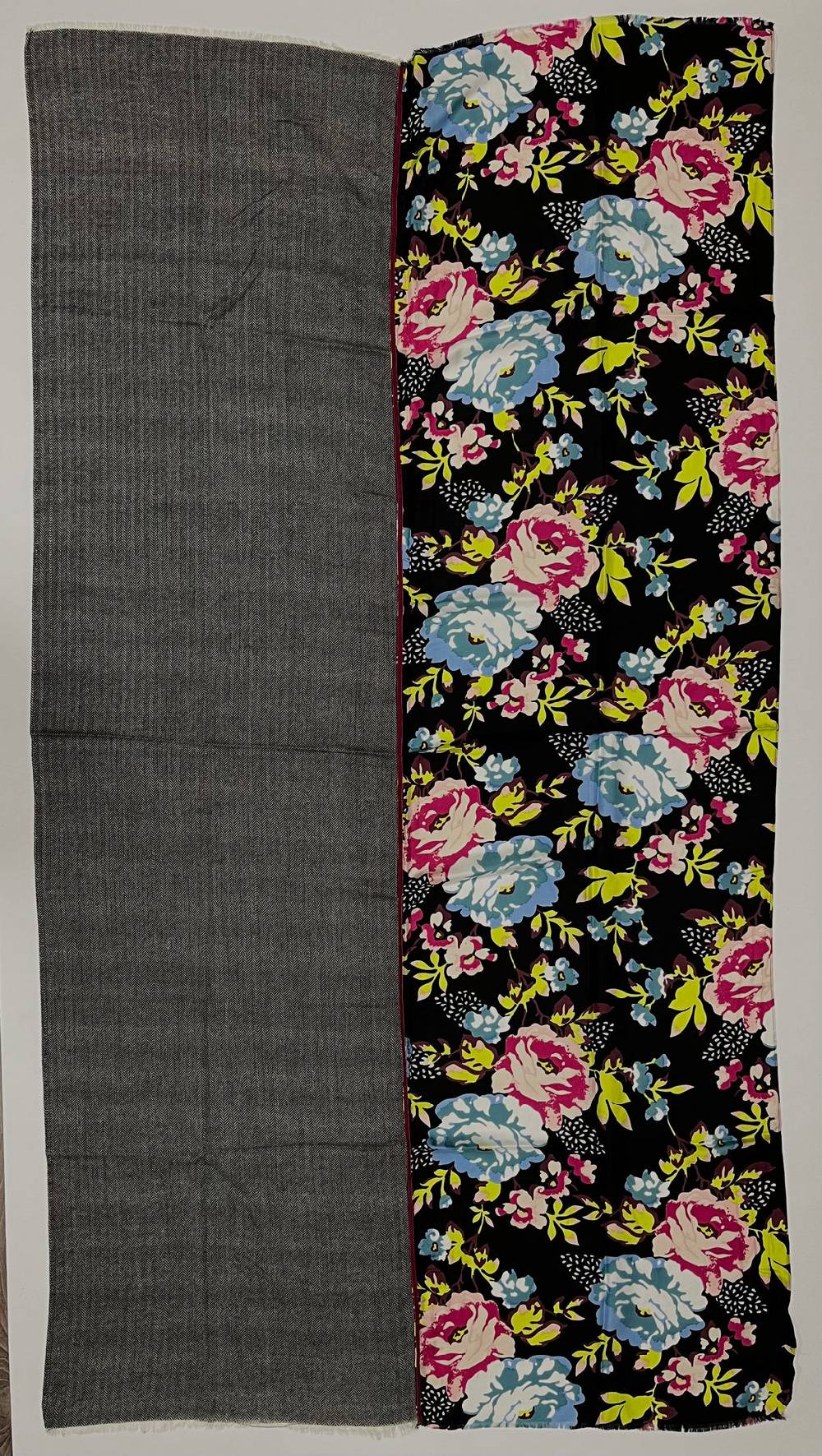 Ordi.to Accessori CANOVA FUCHSIA - Sciarpa in Seta e Lana Grandi sconti