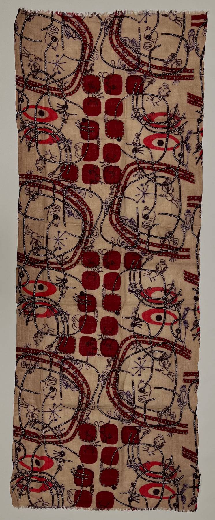 Ordi.to Accessori BURRI ROSSO - Sciarpa Unisex in lana Bestseller